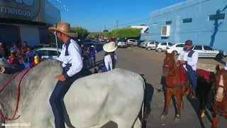 CHEGADA DA BANDEIRA EM BOM JARDIM DE GOIÁS EM LOUVOR A SÃO JOÃO BATISTA 23/06/2019