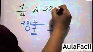 Cálculo de Cuartos/Calcular Medios, Tercios y Cuartos/Matematicas Cuarto Primaria/AulaFacil.com