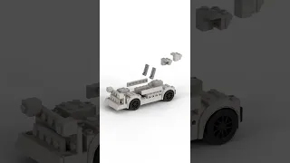 LEGO | MOC | 1987 Camaro IROC-Z in Speed Champions (6W) Scale