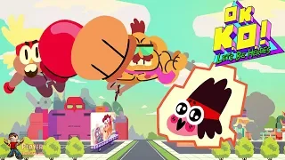 OK K.O.! Let's Play Heroes - K.O's Mom And Mr Gar Go Rescue Rad And Enid At Boxmore Walkthrough