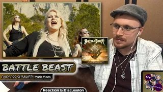 Reaction to...BATTLE BEAST: ENDLESS SUMMER (Music Video) (with Lyrics)