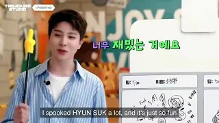 Treasure's fake and real maknae! Hyunsuk x Junghwan's moments