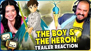 THE BOY AND THE HERON Official Trailer Reaction! | Hayao Miyazaki | Studio Ghibli