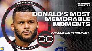 Aaron Donald was CONSISTENTLY DOMINANT throughout his career - Bill Barnwell | SportsCenter