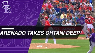 Nolan Arenado Crushes Three-Run Homer Off Shohei Ohtani