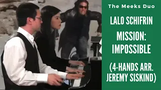 "Mission Impossible" Theme by Lalo Schifrin (arr. 4-hands piano by Siskind)