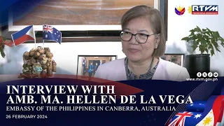 Interview with Philippine Ambassador Ma. Hellen De La Vega 02/26/2024