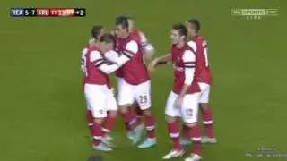 Arsenal vs Reading 7-5 Epic comeback montage(30-10-2012) FA CUP