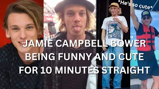 Jamie Campbell Bower being funny and cute for 10 minutes straight