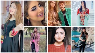 Minahil Malik,Kanwal,Alishba, Areeka Haq and others tiktok videos || trending song tiktok videos 💞