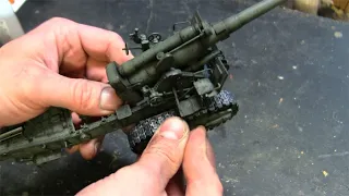 friulmodel 1/35th scale workable metal Soviet B4 203mm howitzer track tutorial / review