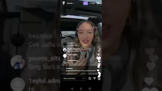 Faouzia - Elon, Sings and speaks Moroccan Arabic & French, Her New Song, Ali Gatie | Instagram live