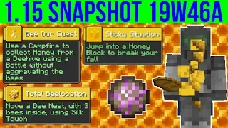 Minecraft 1.15 Snapshot 19w46a Crazy Fast Farming Exploit Fixed! New Advancements!