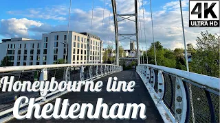 Cheltenham Honeybourne Line | 4K English town walk
