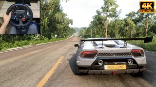 Lamborghini Huracán EVO - Forza Horizon 5 | Logitech G29 | gameplay