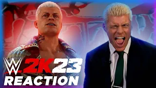 Cody Rhodes reveals his WWE 2K23 entrance!