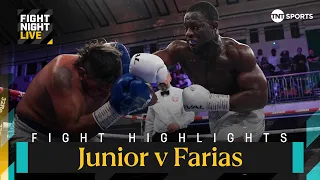 FEROCIOUS STOPPAGE! 💥 | Aloys Junior vs Pablo Farias | Fight Night Highlights