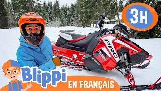 Blippi découvre la motoneige | | Blippi en français | Vidéos éducatives pour enfants