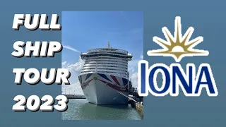 WOW!! P&O IONA FULL SHIP TOUR AND GUIDE 2024 Arvia poor sister?#iona #cruise