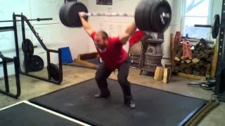 300lb Snatch (with audio)