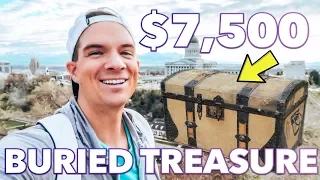 FINDING A REAL LIFE BURIED TREASURE CHEST | MOST EPIC TREASURE HUNT EVER!