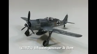Building the Airfix 1/72 scale Focke Wulf FW190A-8 with ridiculous amounts of photoetch