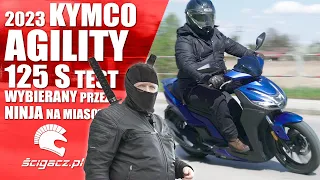 Kymco Agility S 125. Najchętniej wybierany przez Ninja na miasto. Test nowego modelu na 2022 rok