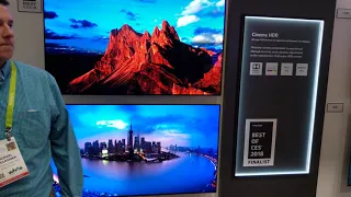 LG 65" 4K G8 OLED TV and HDR Demonstration, CES 2018 [4K Video]