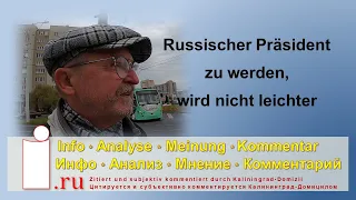 Russischer Präsident zu werden, wird nicht leichter