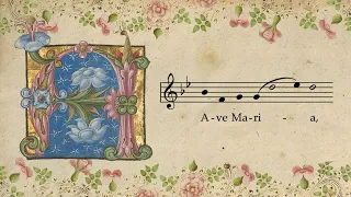 Ave Maria - Hail Mary - Harmonized Gregorian Chant