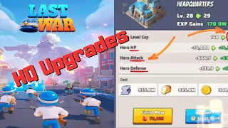 HQ Upgrades Last War Survival Game