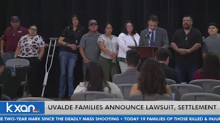 Uvalde families announced lawsuits against 92 Texas DPS officers, settlement with city