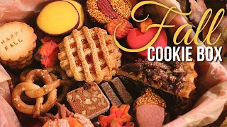 10 fall cookies from 1 dough! | fall cookie box