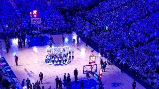 Dallas Mavericks Dancers Performing Suring Dirk Nowitzki's Final Home Game