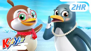Five Little Penguins + More | Best of KiiYii Songs | ABC and 123 | Nursery Rhymes & Kids Songs