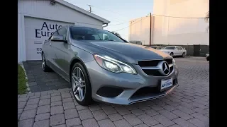 Mercedes-Benz E Class Coupes like this 2014 E350 AMG Sport are Elegant and Practical Cars *SOLD*