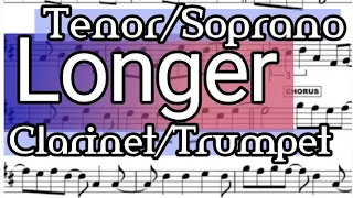 Longer Dan Fogelberg Tenor Sax Soprano Clarinet Clarinet Sheet Music Backing Track