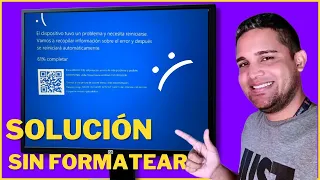 ERROR Pantalla Azul en Windows 10 (SOLUCIÓN) sin Formatear PC