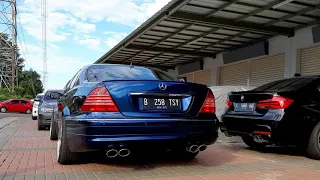 Mercedes-Benz S350 W220 with Tech Pro Performance Valvetronic Exhaust System.