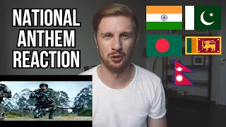 NATIONAL ANTHEM REACTION (India v Pakistan v Bangladesh v Sri Lanka v Nepal)