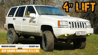 How to lift JEEP GRAND CHEROKEE | 4" LIFT ZJ 5.2 V8 | OFF TOUR & MARCOS GARAGE