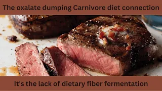 The oxalate dumping Carnivore diet connection: It’s the lack of dietary fiber fermentation