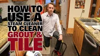 How to Steam Clean Grout & Tile - Dupray