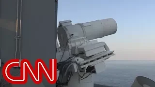 Watch the US Navy's laser weapon in action