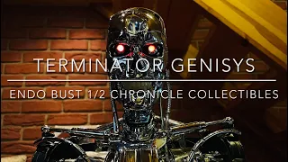 Terminator Genisys Endo bust 1/2 Chronicle Collectibles Unboxing and Comparison