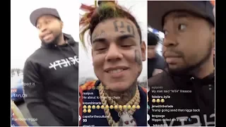 DJ Akademiks Scared AF Walking Through Mall With 6ix9ine w No Security