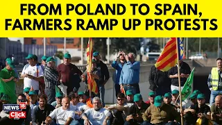 From Poland To Spain, Farmers Ramp Up Protests Against EU Policy | English News | Protests News N18V