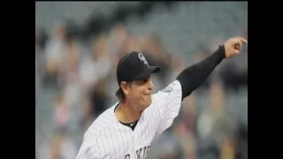 Rockies hurler Jamie Moyer has become the oldest pitcher in major league history to win a game.