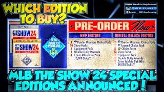 *NEW* MLB THE SHOW 24 SPECIAL EDITIONS ANNOUNCED! MLB THE SHOW 24 COLLECTOR'S EDITION! WHICH TO BUY?