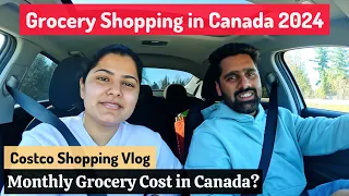 Grocery Prices in Canada 2024 I Monthly Grocery Cost in Canada I Costco Vlog